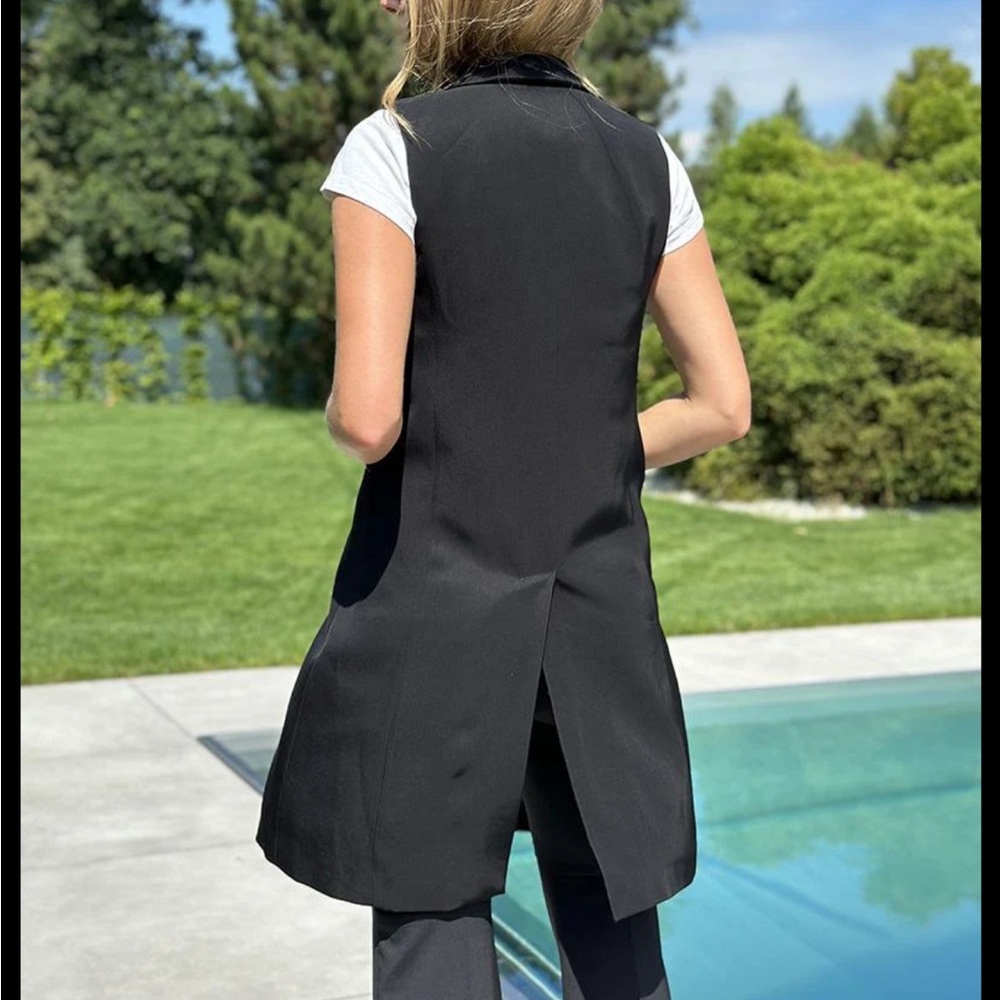 NWT❣️ PINKO designer Abbinaire gilet long vest - Picture 5 of 14